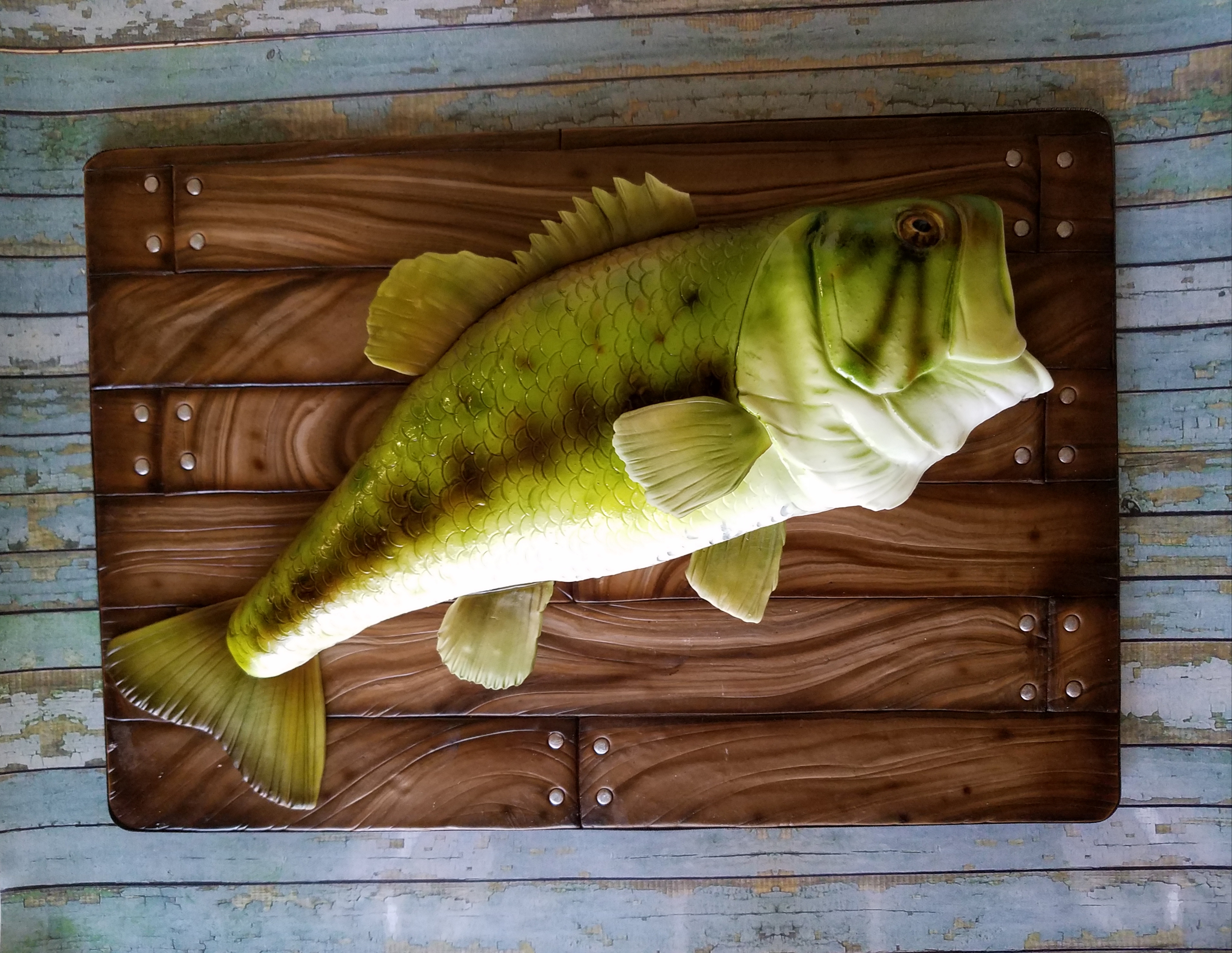 Sculpted fish cake