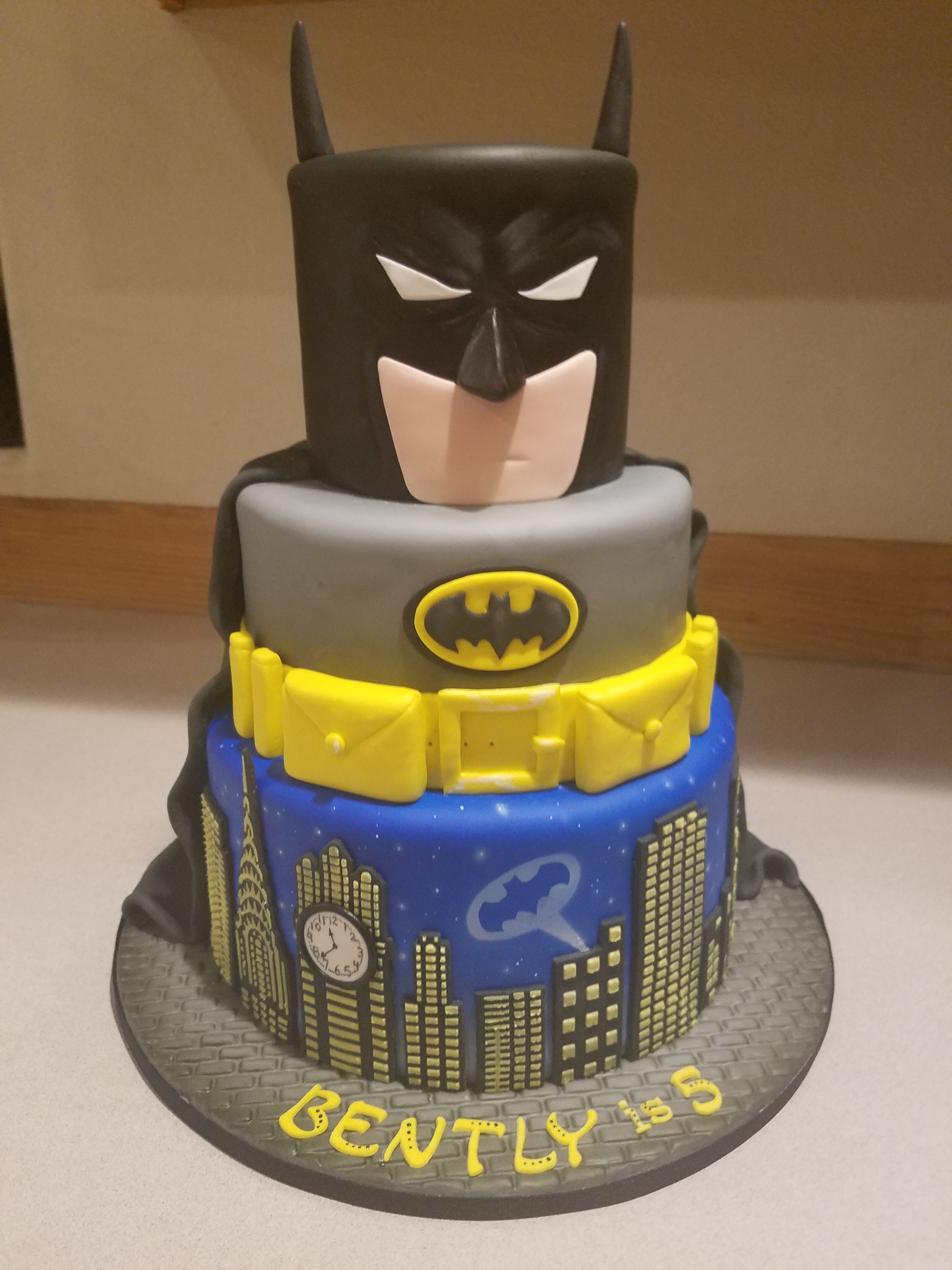 Batman inspired cake