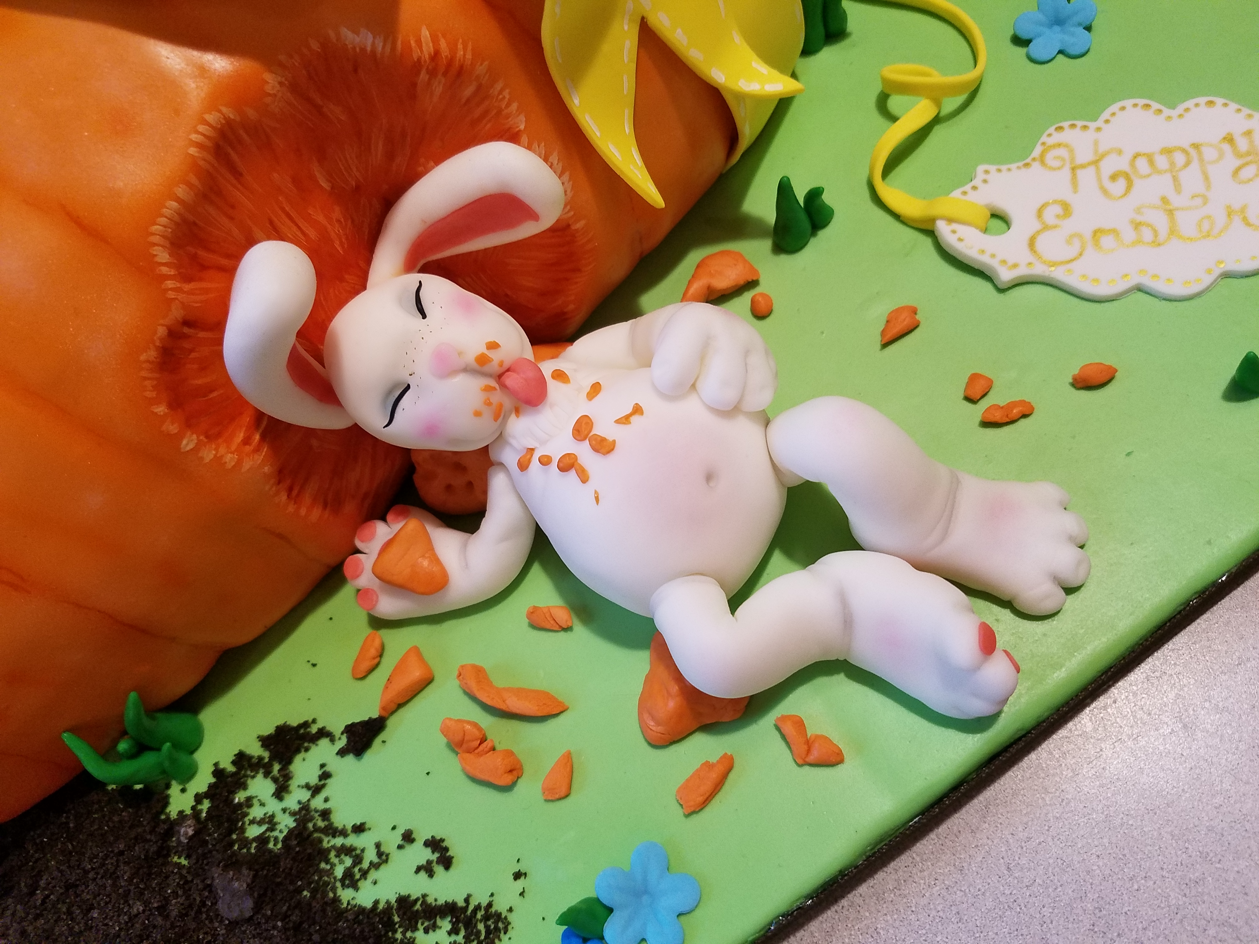Detail of chubby bunny