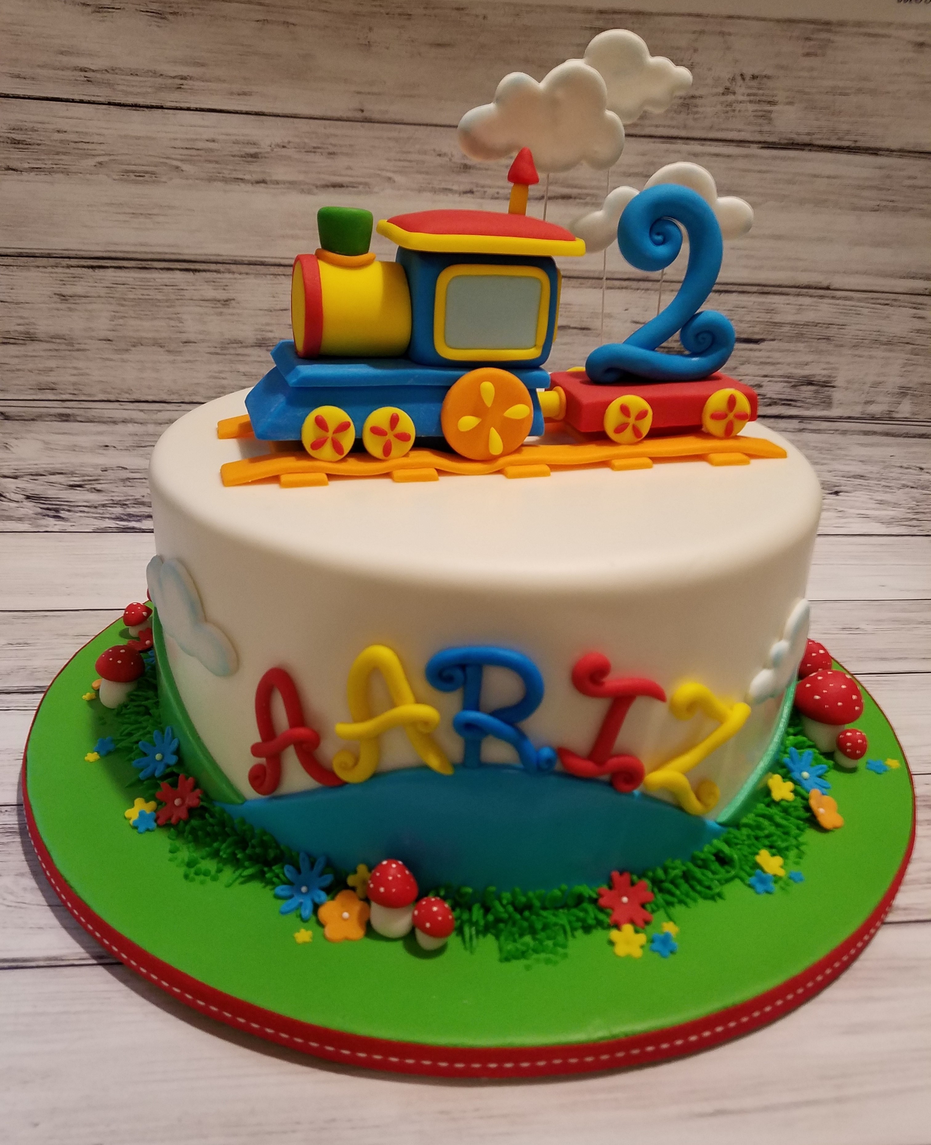 Cute Train for the birthday boy