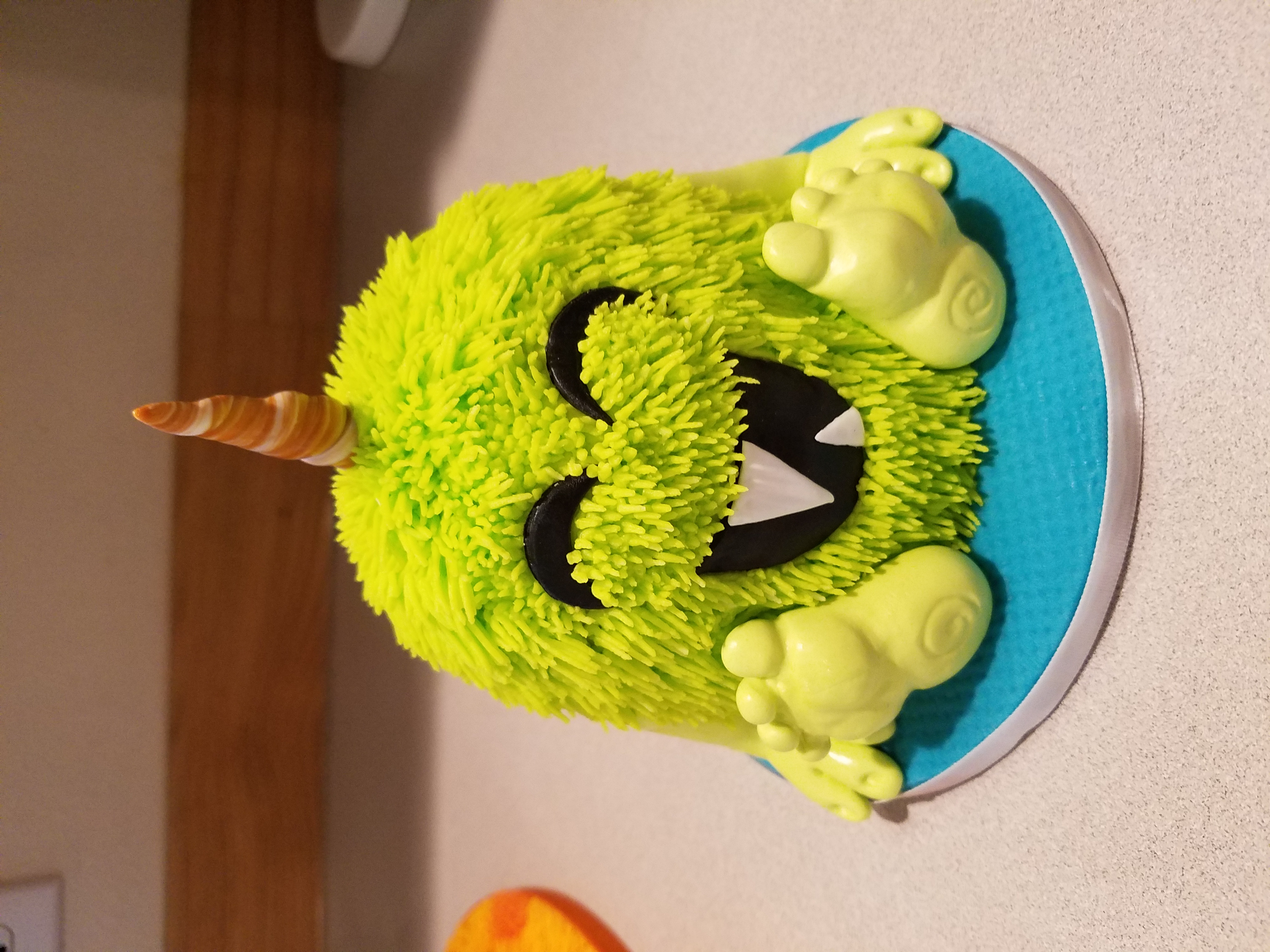 Close up of little monster