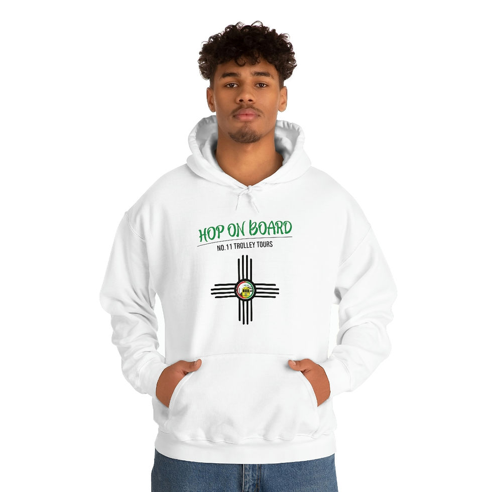Thumbnail: Zia Trolley - Unisex Hooded Sweatshirt 4