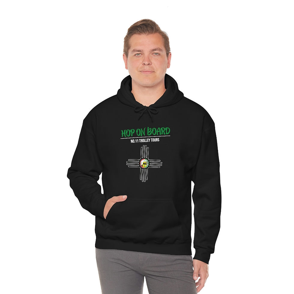 Thumbnail: Zia Trolley - Unisex Hooded Sweatshirt 2