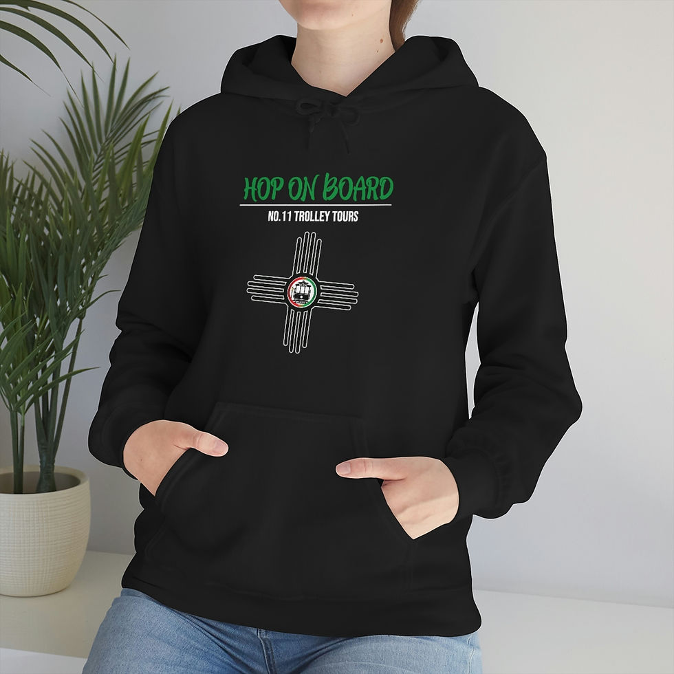 Thumbnail: Zia Trolley - Unisex Hooded Sweatshirt 1