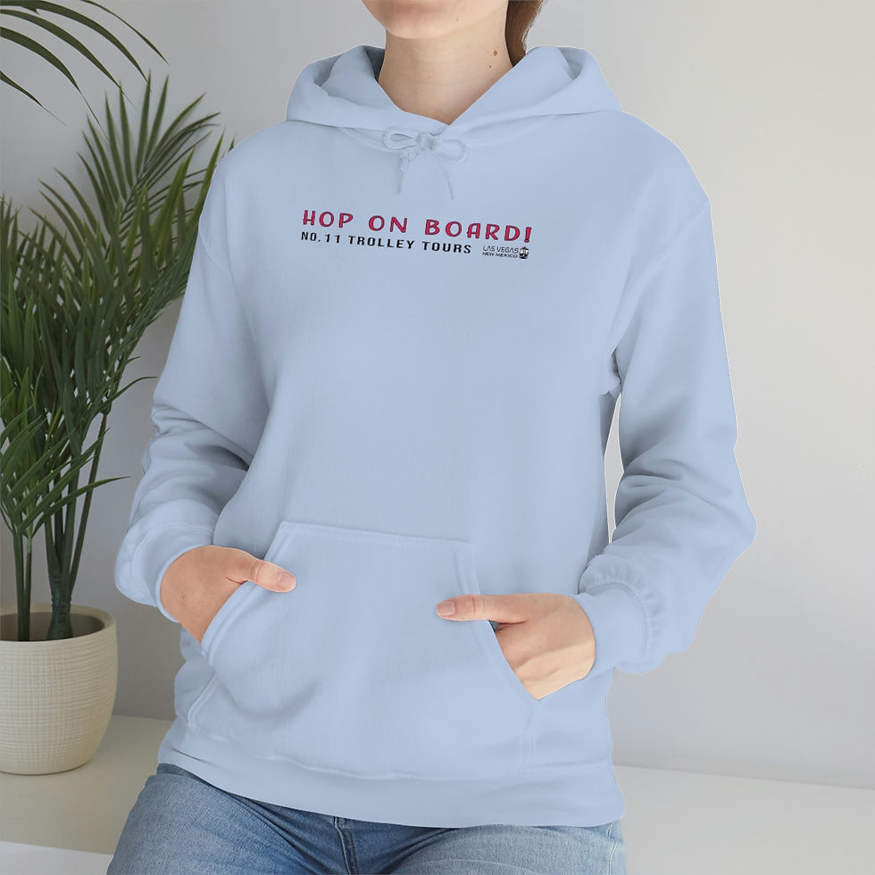 Thumbnail: Hop On Board1 - Las Vegas, NM Hooded Sweatshirt