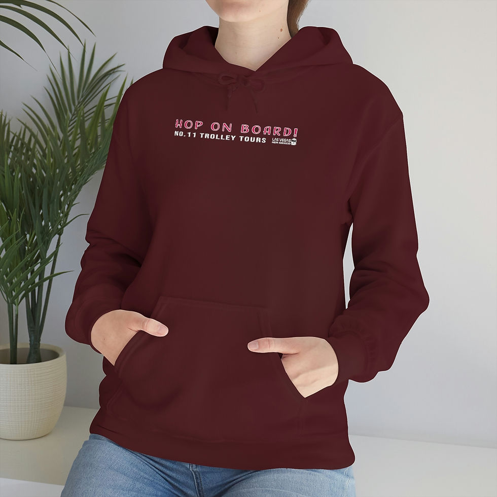 Thumbnail: Hop On Board2 - Las Vegas, NM Hooded Sweatshirt