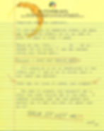 Yellow lined note book paper 2