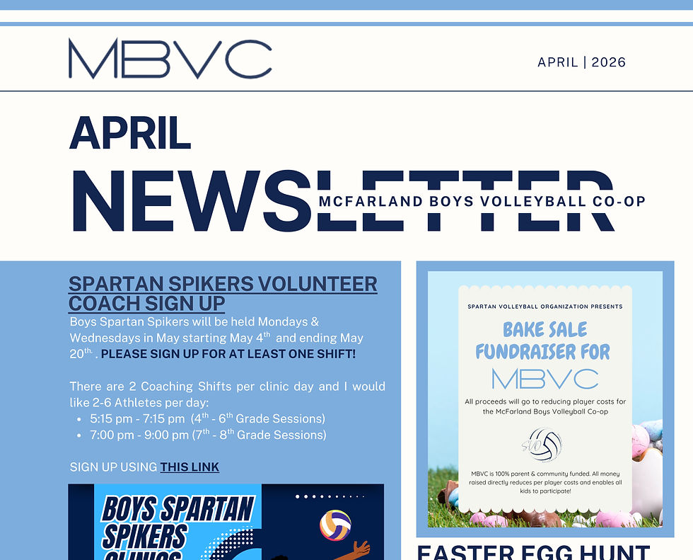 April 2026 MBVC Newsletter