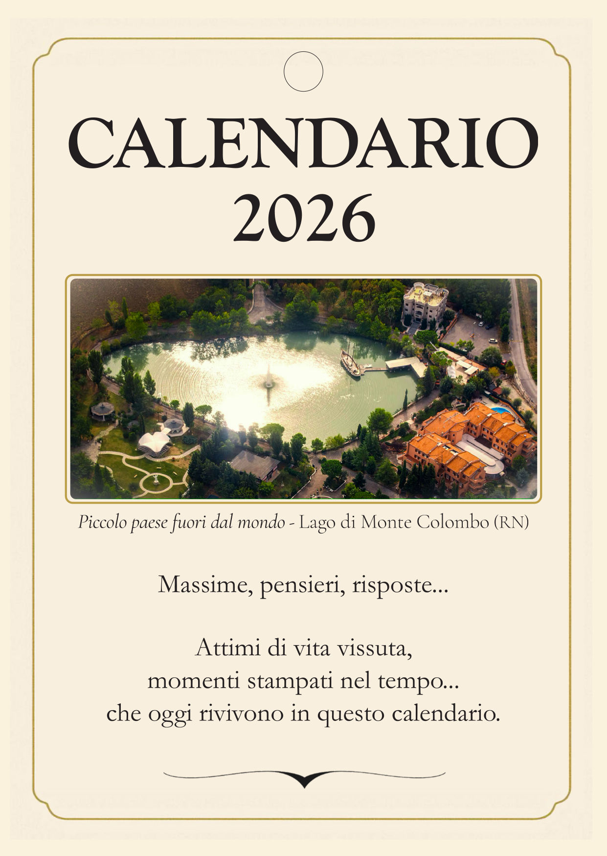 Calendario 2026 - Lago di Monte Colombo