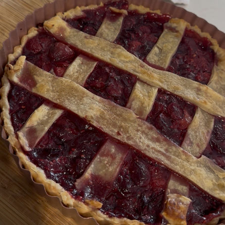 Cherry pie tasty