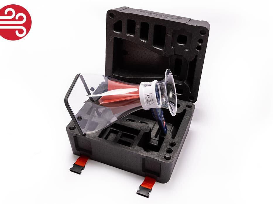 Ventiflow mk2 kit used to accurately measure airflow rates