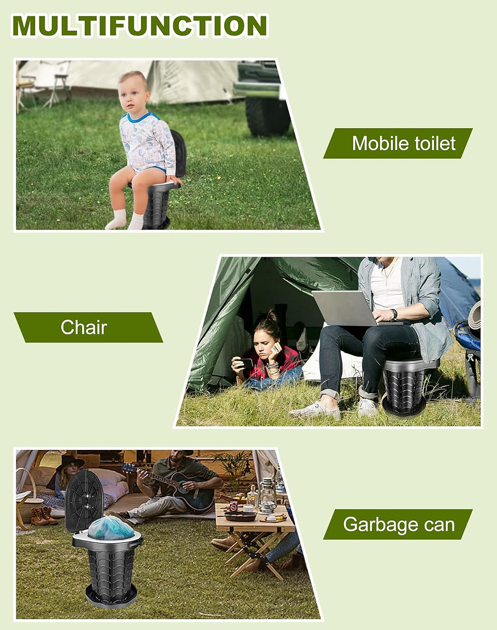 Miniaturbild: Campingtoilette