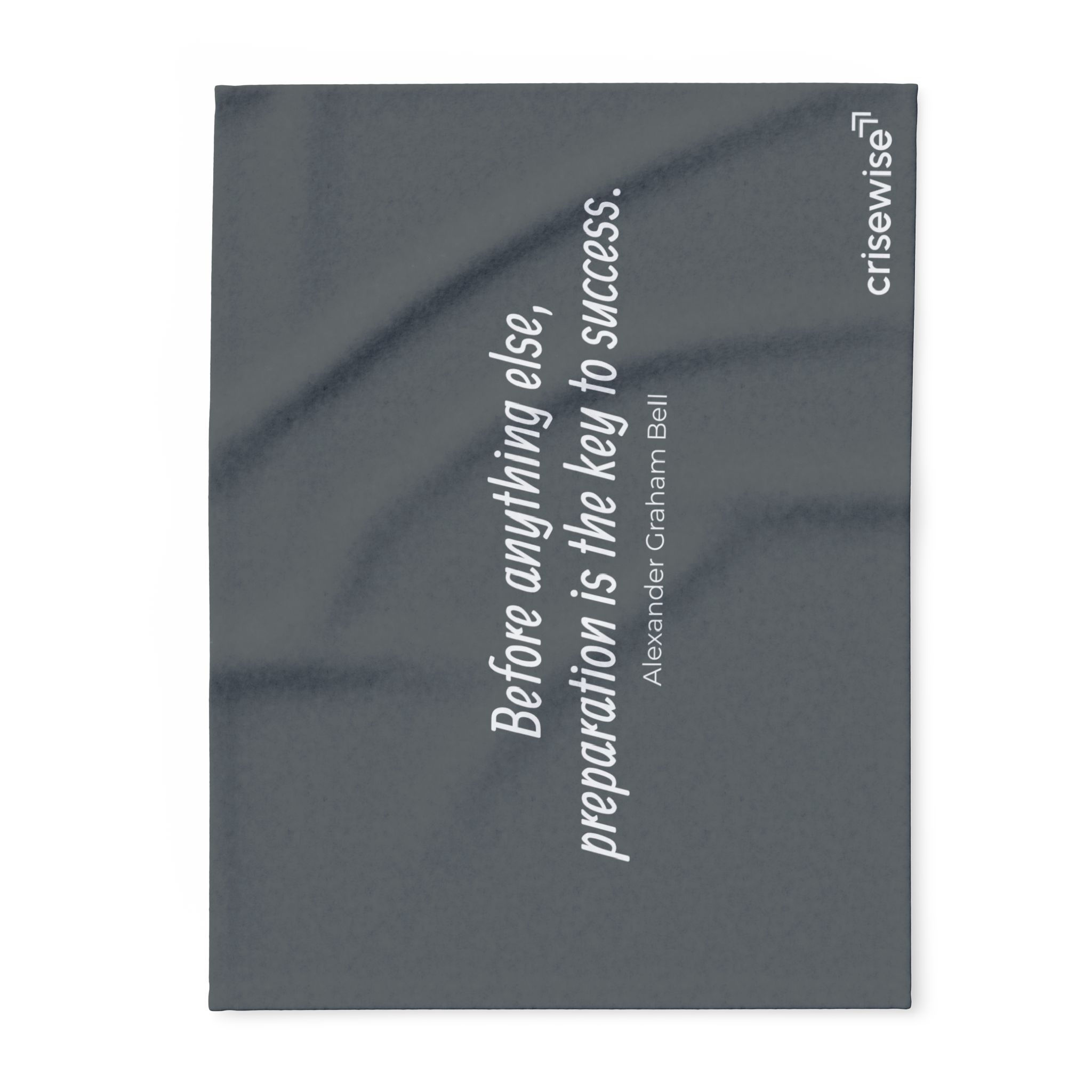 crisewise-Fleeckedecke (schwarz)