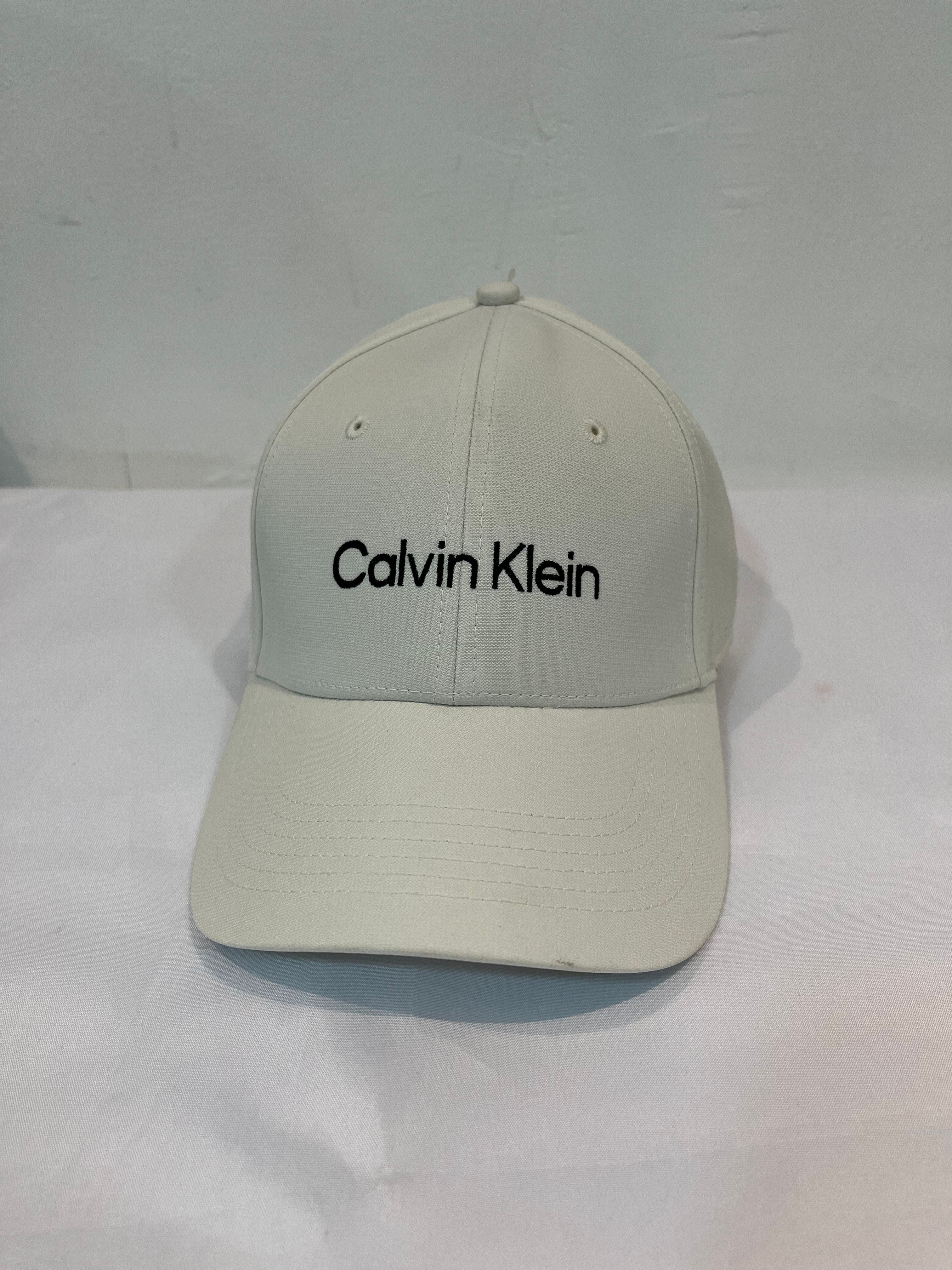 CALVIN KLEIN CAPS/WHITE