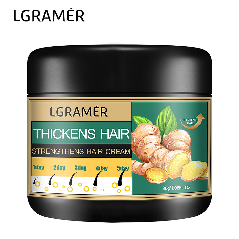 Thumbnail: Ginger Hair Cream Deep Cleansing Promote Hair Growth Relieving Hair Loss Improvi