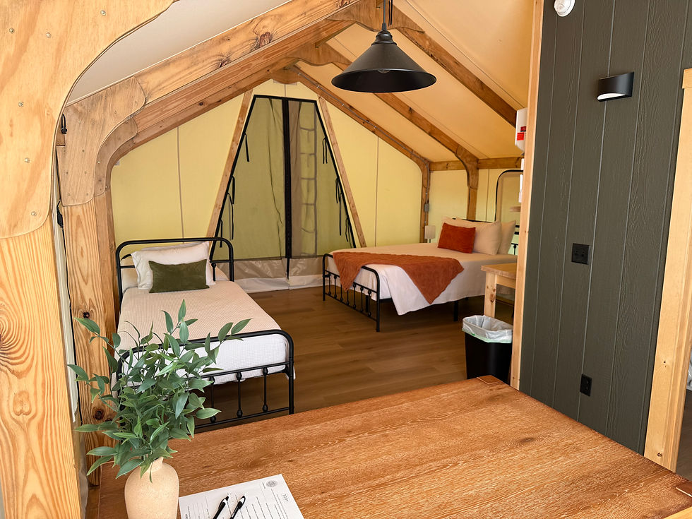 Camping never looked so good 😍