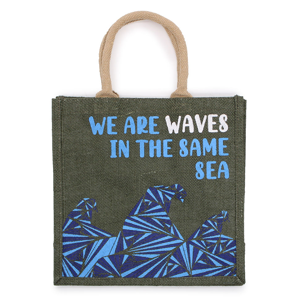 Thumbnail: Waves Jute Bag