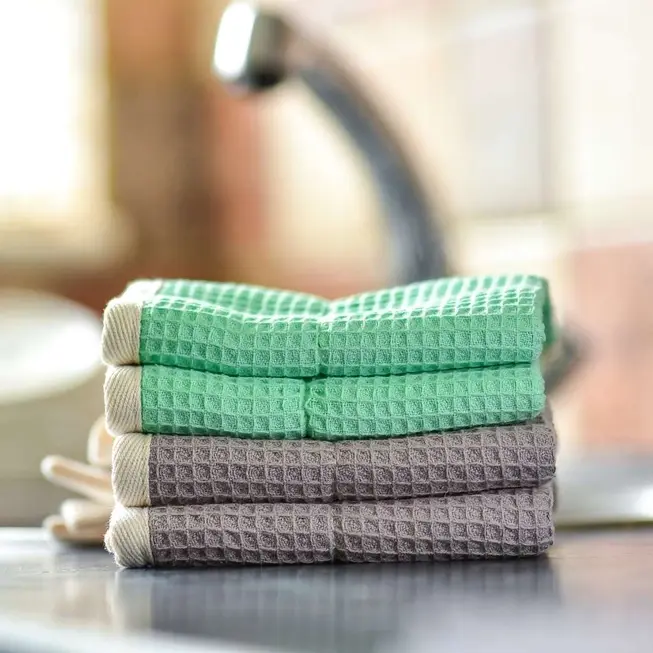Thumbnail: Reusable Dish Cloth - 100% Organic Sisal / Cotton Cloth