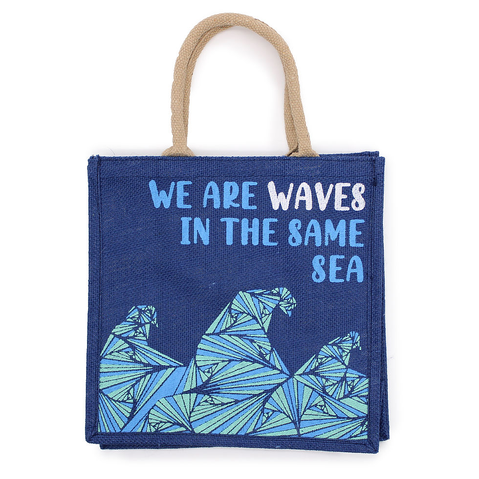 Thumbnail: Waves Jute Bag