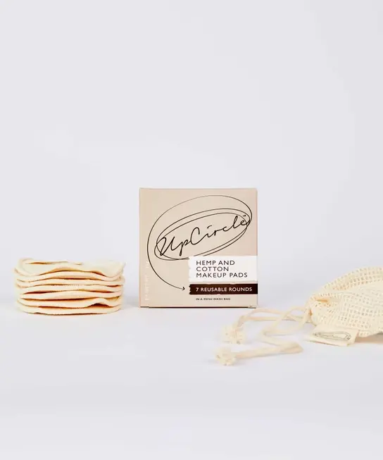 Thumbnail: UpCircle Plastic Free, Reusable Luxury Cotton + Hemp Eco Makeup Pads