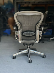 Herman Miller Aeron Classic Mesh Size B MK2  Polished