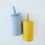 Thumbnail: Toddler Straw Cup - Dusty Blue, Dove and Dovelet