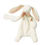 Thumbnail: Organic Binky the Bunny Comforter in Gift Box-White/Sand, Maud n Lil Organic