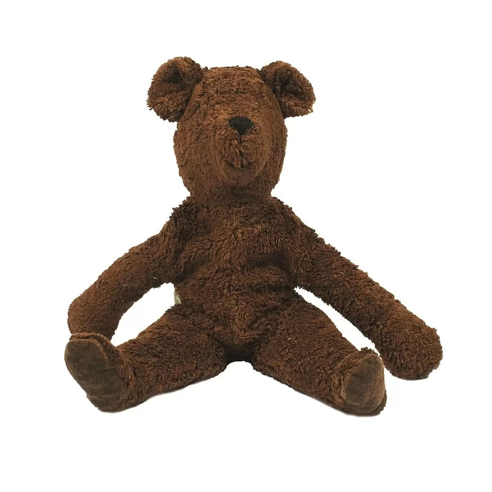 Organic Floppy Toy - Teddy Bear Small - Brown, Senger Naturwelt