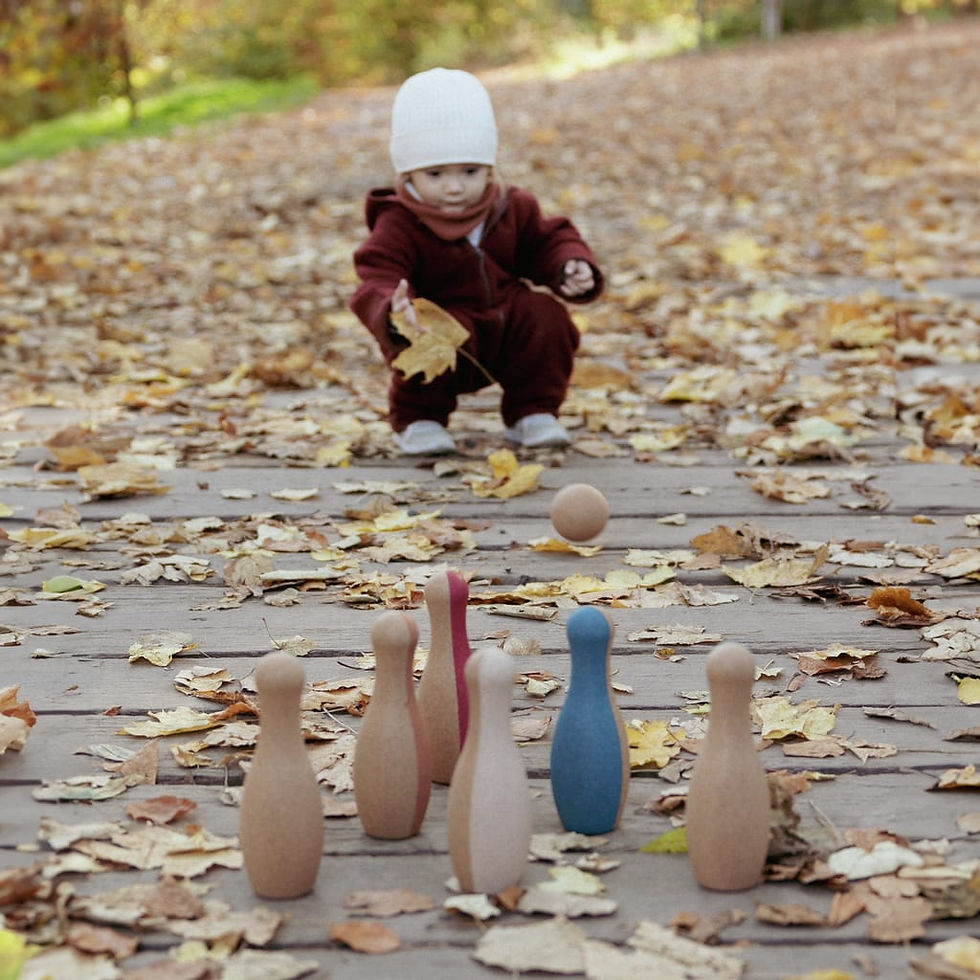 Thumbnail: Little Skittles - Cork Bowling Set, Korko