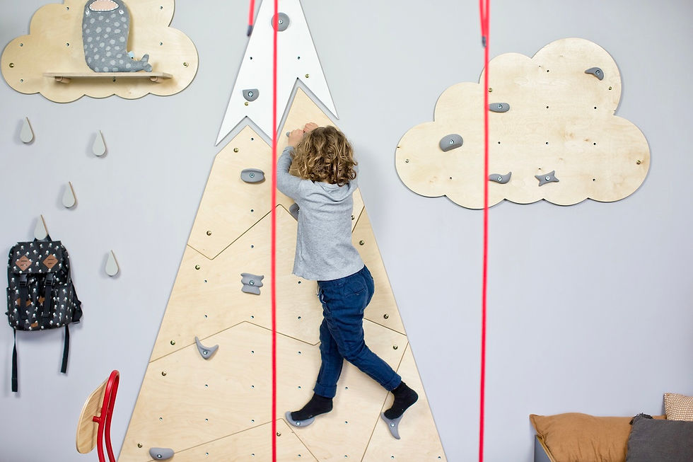 Thumbnail: Climbing Wall Mountain Set - Small, Nuki