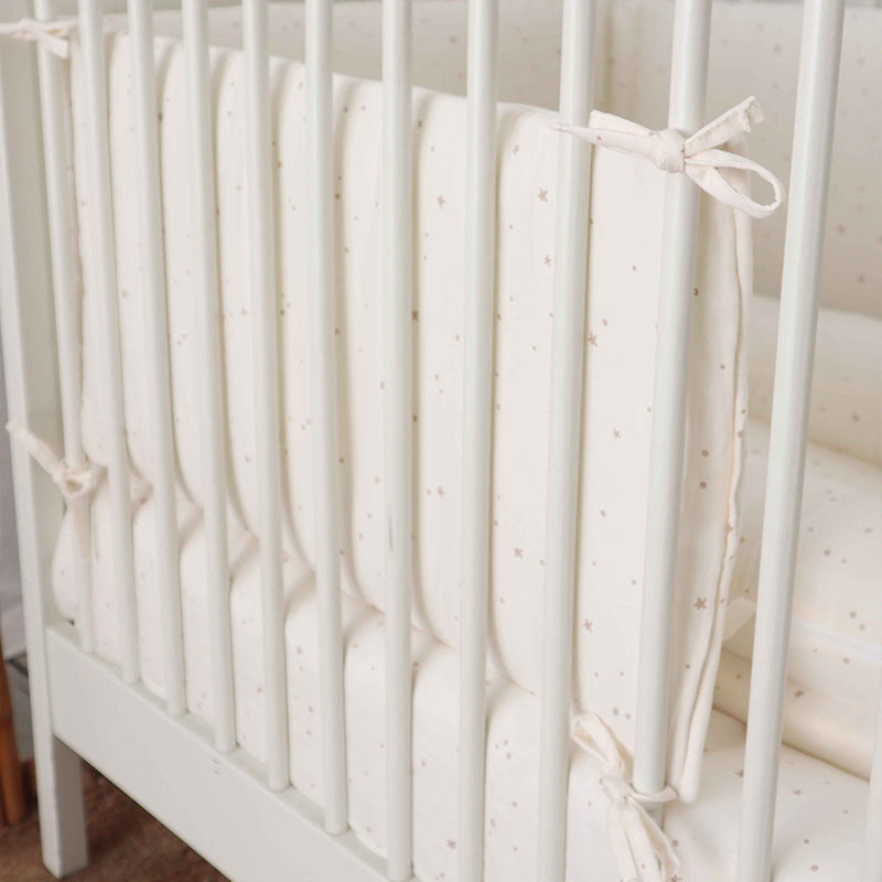 Thumbnail: Organic Baby Cot Bumper (190x35cm) - Farm, Gloop