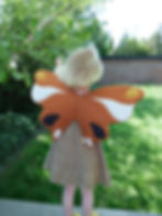 Dress Up Costume Organic Butterfly Wings - Cinnamon, Fabelab