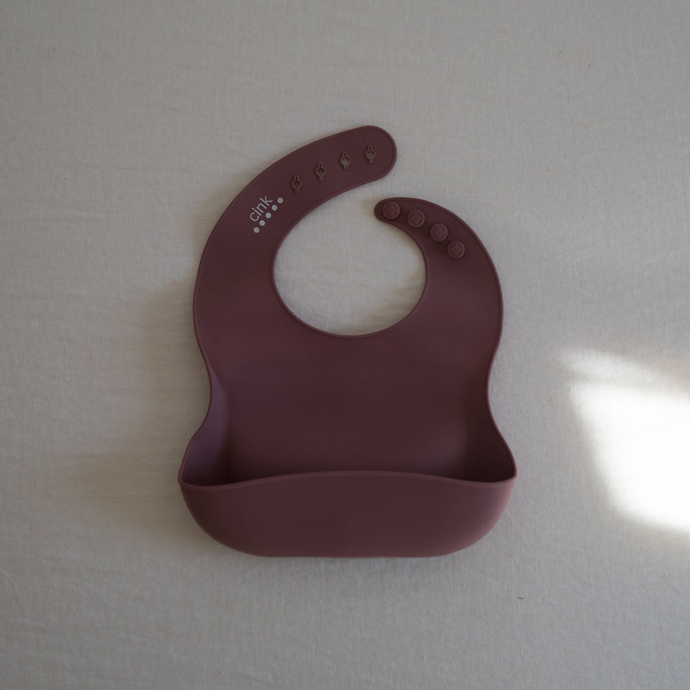 Thumbnail: Soft Silicone Bib Beet, Cink