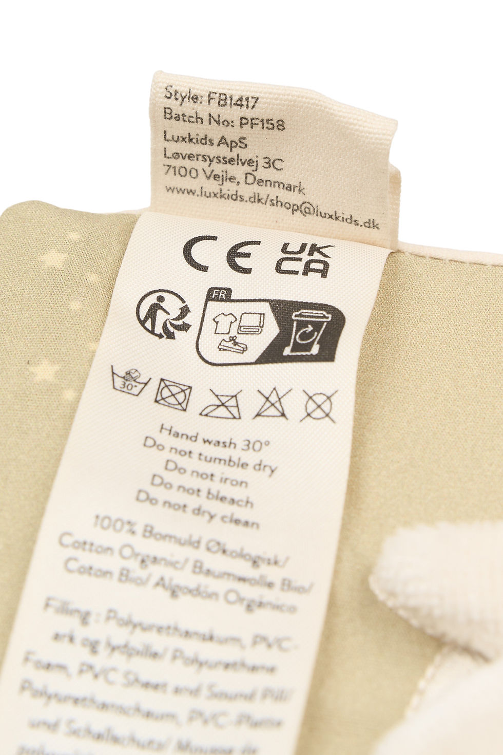 الصورة المصغرة: Organic Fabric Cube Baby Toy - Fairyland , Fabelab