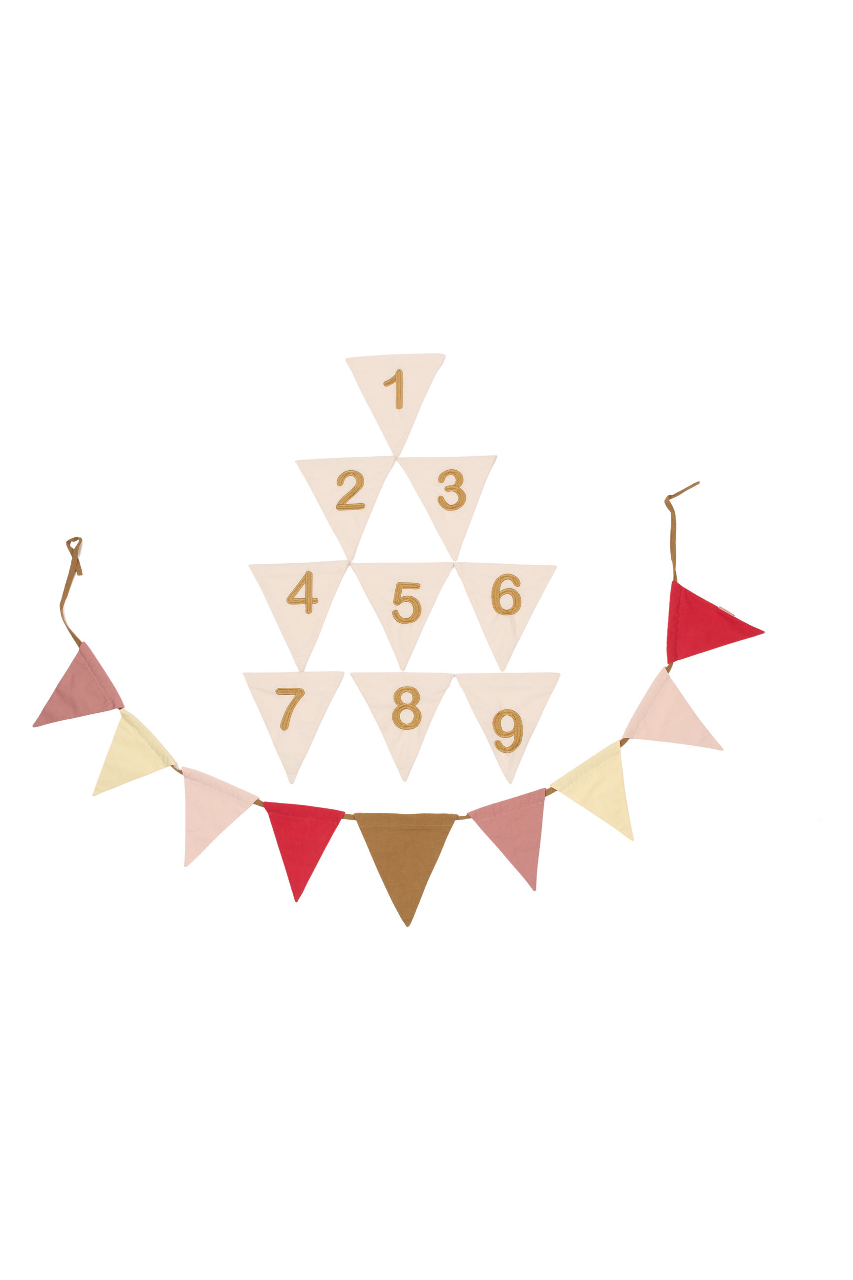 Organic Birthday Garland - Rose Mix, Fabelab