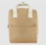 Organic Cotton Backpack - Biscuit, Petit Picotin