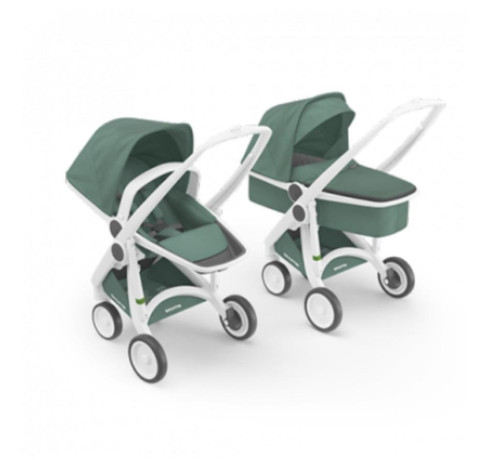 Eco Stroller Greentom Reversible Rose Eco Stroller Carrycot+