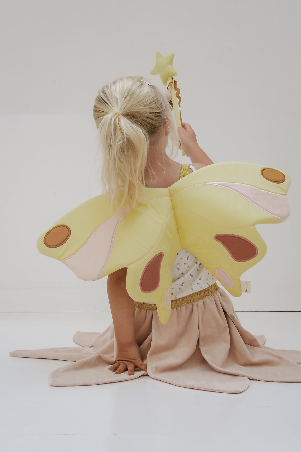 Thumbnail: Dress Up Costume Organic Fairy Wings, Wand & Skirt Set - 3 Pack, Fabelab
