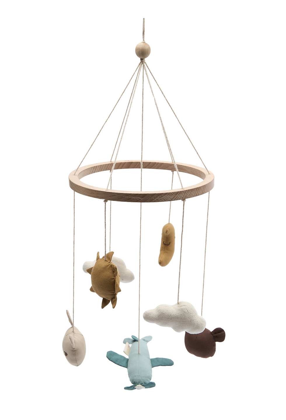 Baby Crib Mobile - In The Air Blue, Fabelab