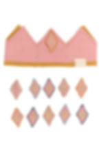 Dress Up Costume Organic Birthday Crown With Numbers - Ash Rose, Fabelab