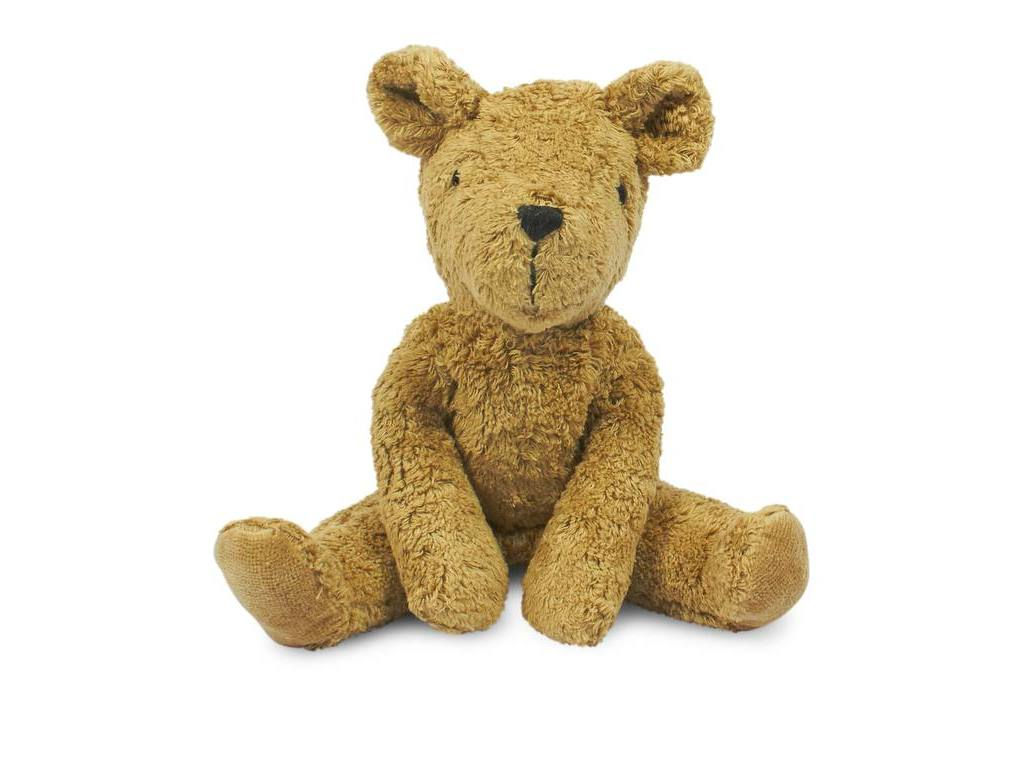 Organic Cuddly Toy & Heat/Cold Cushion - Bear Small - Beige, Senger Naturwelt