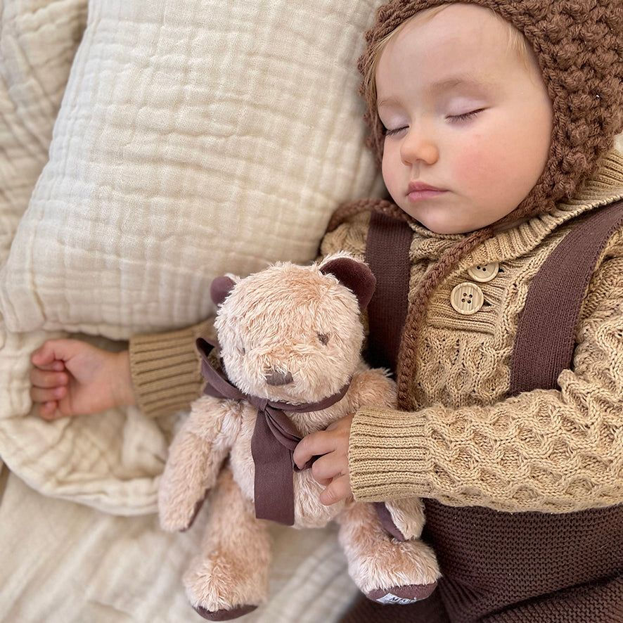 Organic Arthur Teddy Bear in Gift Box - Brown, Maud N Lil Organic