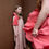 Thumbnail: Luxury Linen Frida Dress - Pink Sand and Salmon, UPA