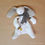 Thumbnail: Organic Ears the Bunny Comforter Toy in Gift Box - White/Grey, Maud n Lil