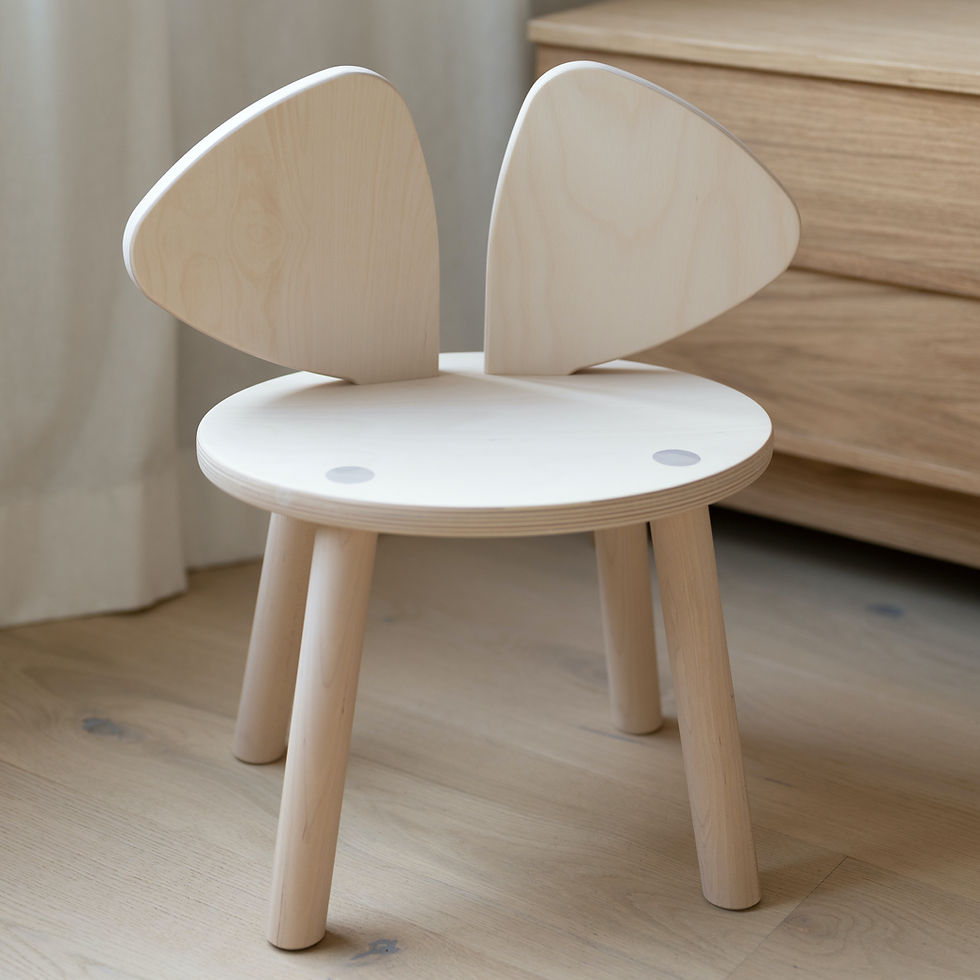 الصورة المصغرة: Mouse Chair Birch - Natural, Nofred