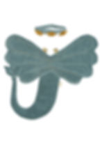Dress Up Costume Organic Mermaid Wings - Blue, Fabelab