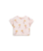 Organic Printed T-shirt (Girl) - Slow, Play Up