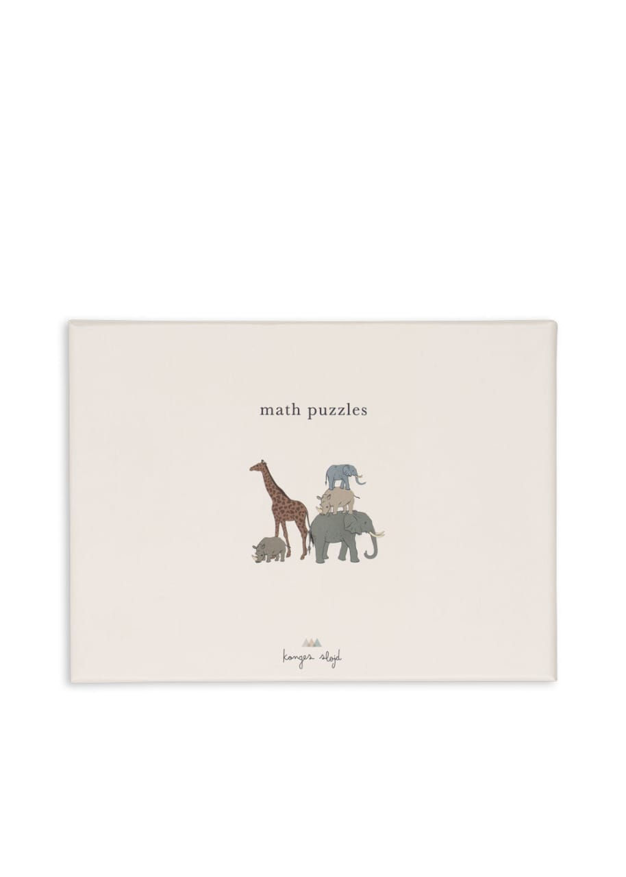 Thumbnail: Math Cardboard Puzzle, Konges Slojd