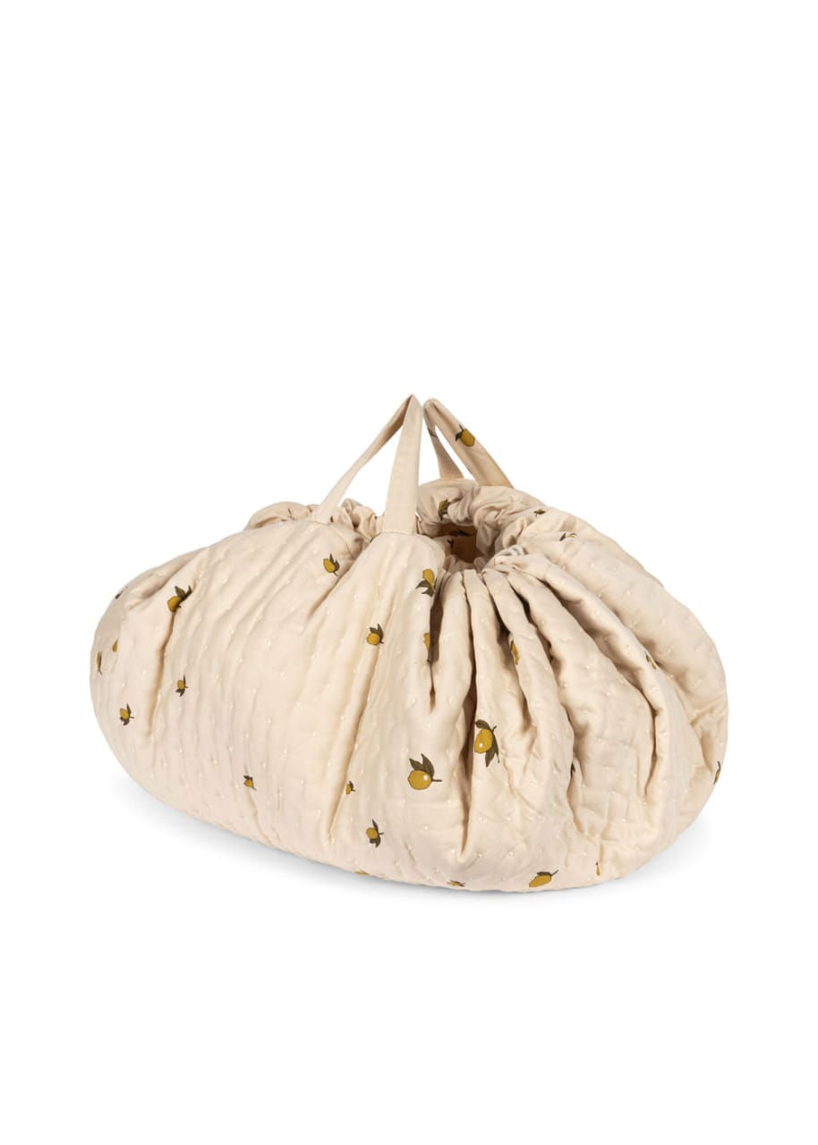 Organic Cotton Storage Blanket - Lemon, Konges Slojd