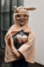 Dress Up Costume Organic Animal Mask - Bunny, Fabelab
